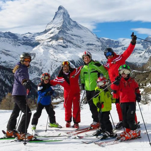 Cervinia Courmayeur Family ski lessons