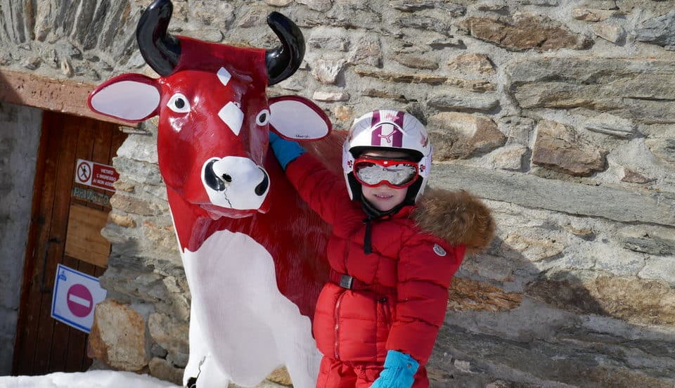 lezioni di sci per bambini cervinia courmayeur champoluc