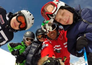 cervinia kids ski lessons