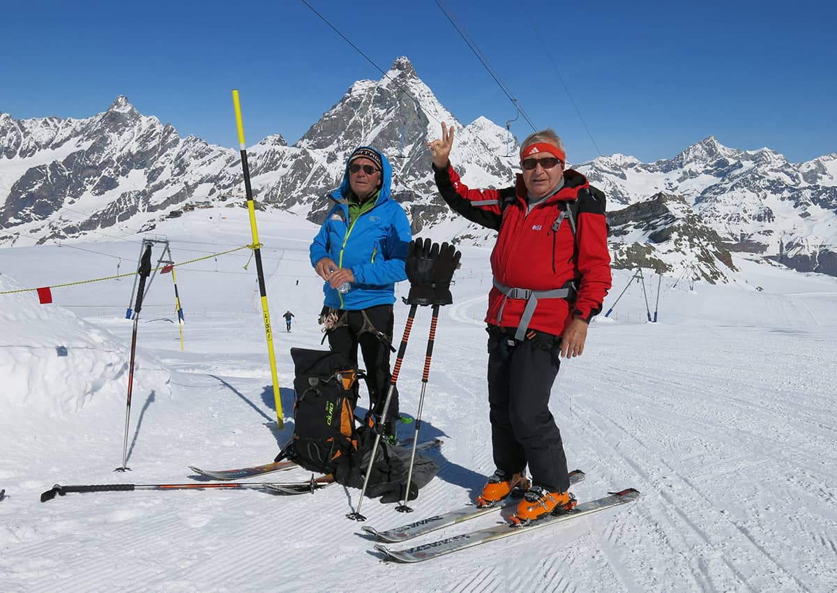 cervinia ski touring