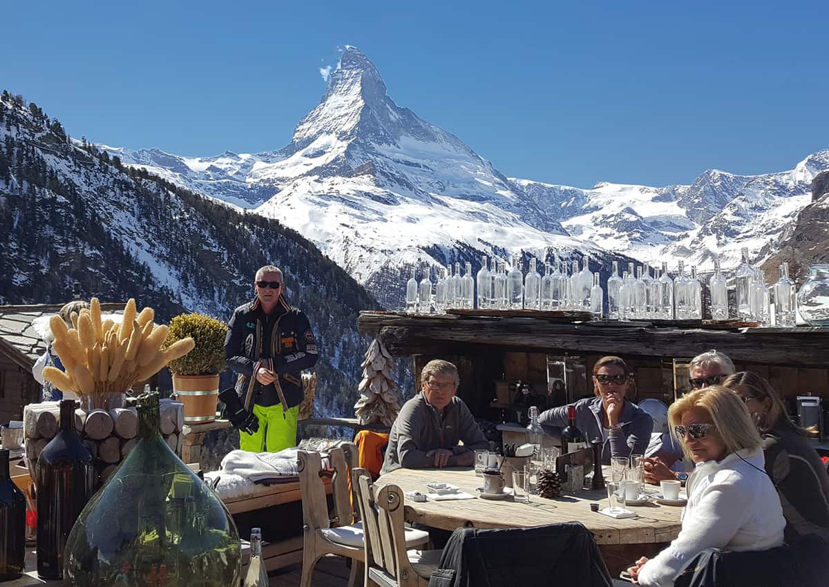 cervinia zermatt ski restaurant