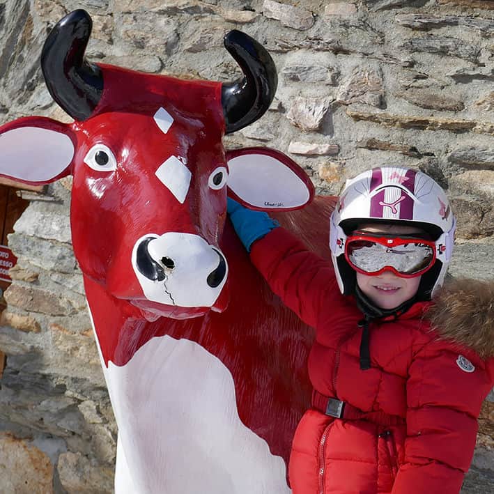 Cours de Ski pour les Enfants Cervinia Courmayeur Champoluc