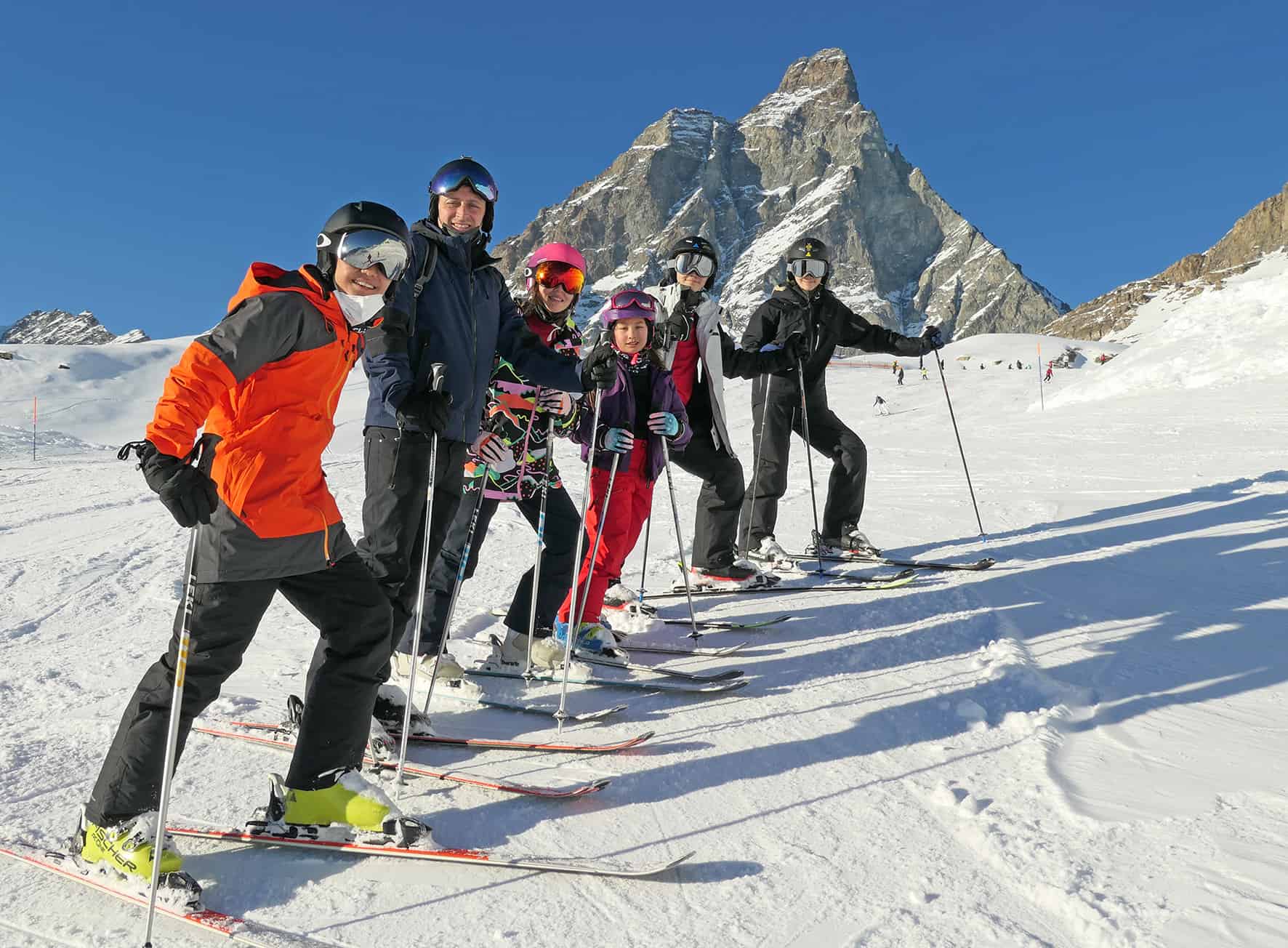 breuil cervinia ski lessons