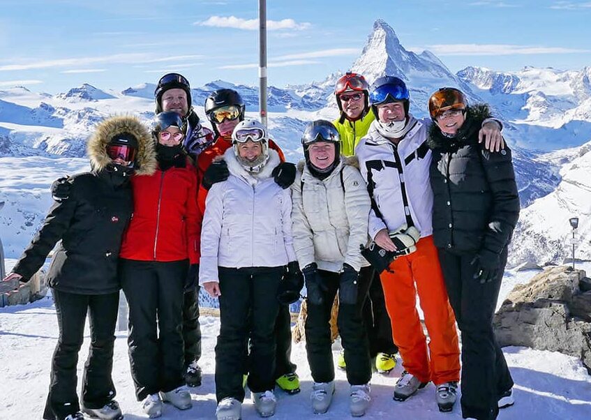 Cours de Ski pour Familles & Amis cervinia champoluc courmayeur
