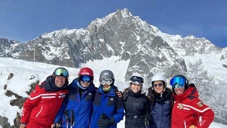 Ski school in Courmayeur