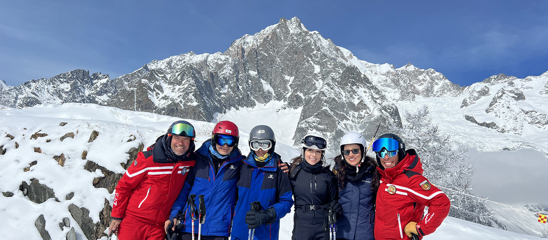 Ski school in Courmayeur